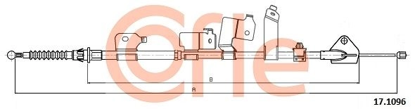 Трос ручника COFLE F R3XT 92.17.1096 1440994608 изображение 0