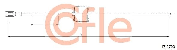 Трос ручника COFLE 92.17.2700 D G9AS 1440994910 - Изображение 1