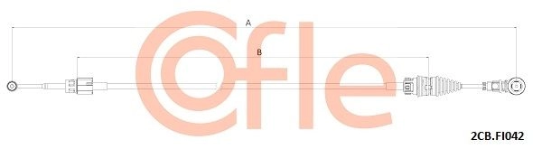 Трос коробки МКПП COFLE 92.2CB.FI042 XP7 LPZ 1440995452 изображение 0