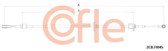Трос коробки МКПП COFLE 92.2CB.FI045 OSRPV 9Q 1440995455