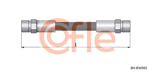 Тормозной шланг COFLE 92.BH.BW065 1440995872 UH5R R