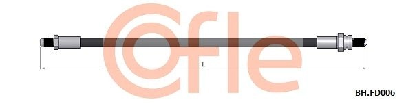 Тормозной шланг COFLE 1440995933 CF K5VF 92.BH.FD006