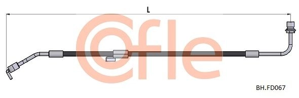 Тормозной шланг COFLE 92.BH.FD067 1440995994 XI3V O