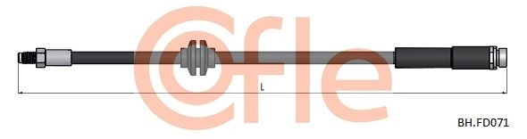 Тормозной шланг COFLE 92.BH.FD071 1440995998 E11ZK O