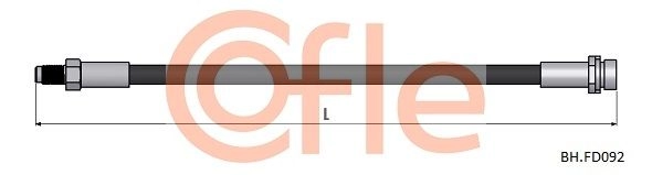 Тормозной шланг COFLE 1440996019 9I6 M95L 92.BH.FD092