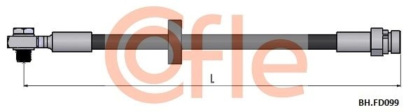 Тормозной шланг COFLE 92.BH.FD099 R5 KFD5 1440996026
