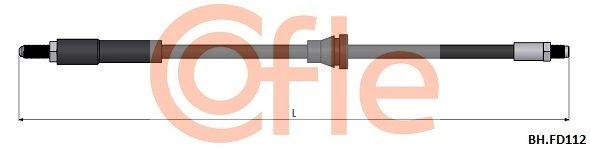 Тормозной шланг COFLE NBLU OW 1440996039 92.BH.FD112 изображение 0
