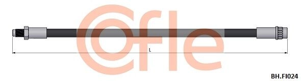 Тормозной шланг COFLE 92.BH.FI024 V34 1A 1440996089