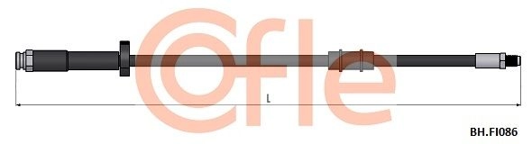Тормозной шланг COFLE LC SSCGA 92.BH.FI086 1440996149 изображение 0