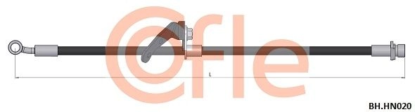 Тормозной шланг COFLE 92.BH.HN020 1440996206 UEG 1ALM изображение 0