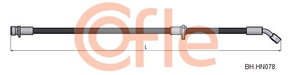 Тормозной шланг COFLE 92.BH.HN078 1440996264 P2PET GS