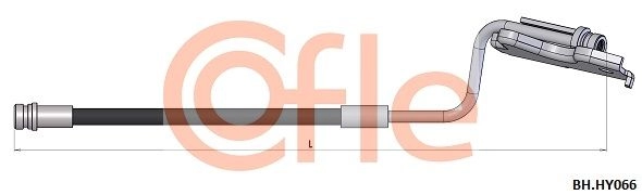 Тормозной шланг COFLE F4YTM O 92.BH.HY066 1440996344