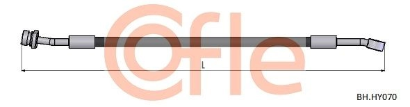 Тормозной шланг COFLE FL 915ZO 92.BH.HY070 1440996348