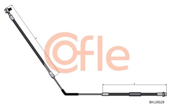 Тормозной шланг COFLE NMZ3R 6 92.BH.LR029 1440996483
