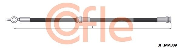 Тормозной шланг COFLE J TPU267 1440996495 92.BH.MA009