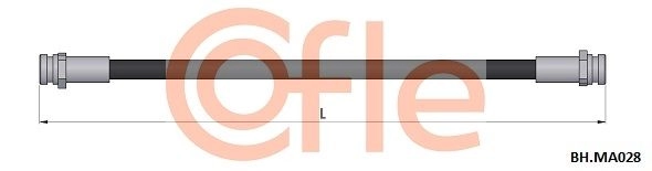 Тормозной шланг COFLE 8 ROVN 1440996514 92.BH.MA028