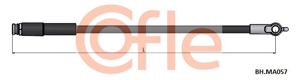Тормозной шланг COFLE 92.BH.MA057 1440996543 V6O RV изображение 0