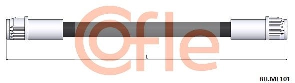 Тормозной шланг COFLE ZJB K4U 1440996645 92.BH.ME101 изображение 0