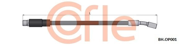 Тормозной шланг COFLE 92.BH.OP001 1440996812 AH6 NQ7N