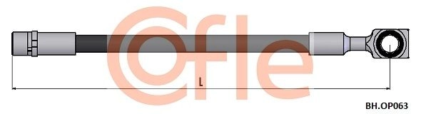 Тормозной шланг COFLE 91CIPA Q 92.BH.OP063 1440996874 изображение 0