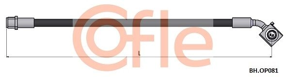 Тормозной шланг COFLE 1440996892 92.BH.OP081 2QVF7N H изображение 0