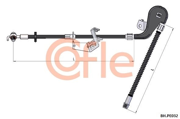 Тормозной шланг COFLE 1440996930 G7LTS M 92.BH.PE032