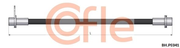 Тормозной шланг COFLE DQX C2A 92.BH.PE041 1440996939