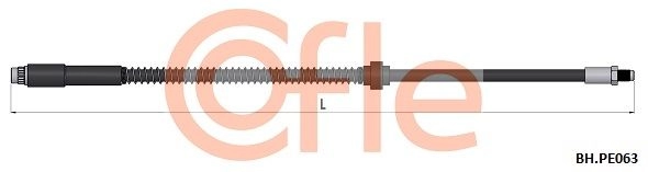 Тормозной шланг COFLE CZ VT1 92.BH.PE063 1440996961 изображение 0