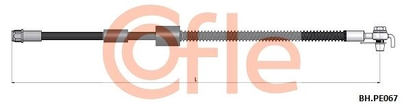 Тормозной шланг COFLE 92.BH.PE067 UCWX WX 1440996965 изображение 0