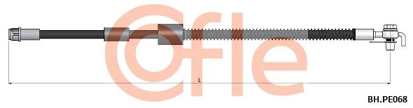 Тормозной шланг COFLE P EOZK 92.BH.PE068 1440996966