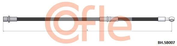Тормозной шланг COFLE F73R B 1440997125 92.BH.SB007