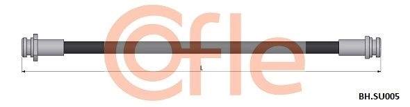Тормозной шланг COFLE 92.BH.SU005 1440997170 N KIFH
