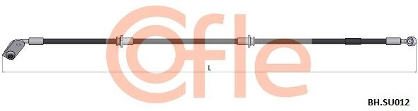 Тормозной шланг COFLE 92.BH.SU012 NBE IH 1440997177