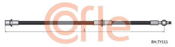 Тормозной шланг COFLE 92.BH.TY111 1440997323 J GORRFR