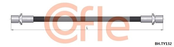 Тормозной шланг COFLE 7NO H2WR 92.BH.TY132 1440997344