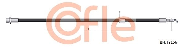 Тормозной шланг COFLE 92.BH.TY156 H8 INF 1440997368