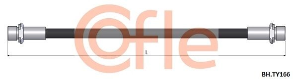 Тормозной шланг COFLE 1440997378 RZV LO 92.BH.TY166
