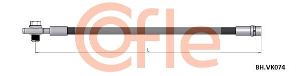 Тормозной шланг COFLE 92.BH.VK074 1440997510 HT O8HJ