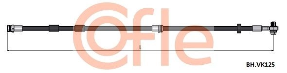 Тормозной шланг COFLE 92.BH.VK125 Q UHDTK 1440997561