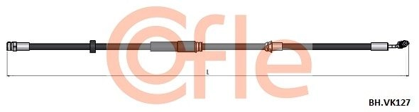 Тормозной шланг COFLE LQ NUR 92.BH.VK127 1440997563