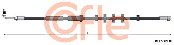 Тормозной шланг COFLE W 3B30FG 92.BH.VK130 1440997566