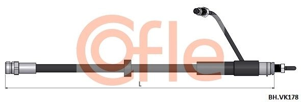 Тормозной шланг COFLE 1440997614 8 Y820 92.BH.VK178