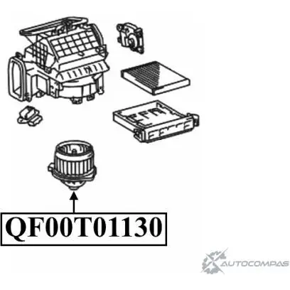 Мотор отопителя салона QUATTRO FRENI S CLCLS QF00Q00039 1233221296 изображение 0