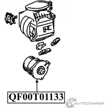 Мотор отопителя салона QUATTRO FRENI 1233221314 QF00Q00042 Q JXKROQ изображение 0