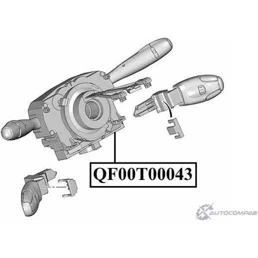 Кольцо контактное подушки безопасности QUATTRO FRENI QCX1J M4 QF00T00043 1233221704 изображение 0
