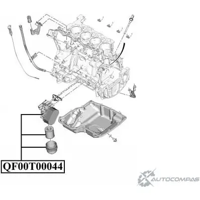 Радиатор масляный QUATTRO FRENI 1233221708 QF00T00044 RXOB WO4 изображение 0