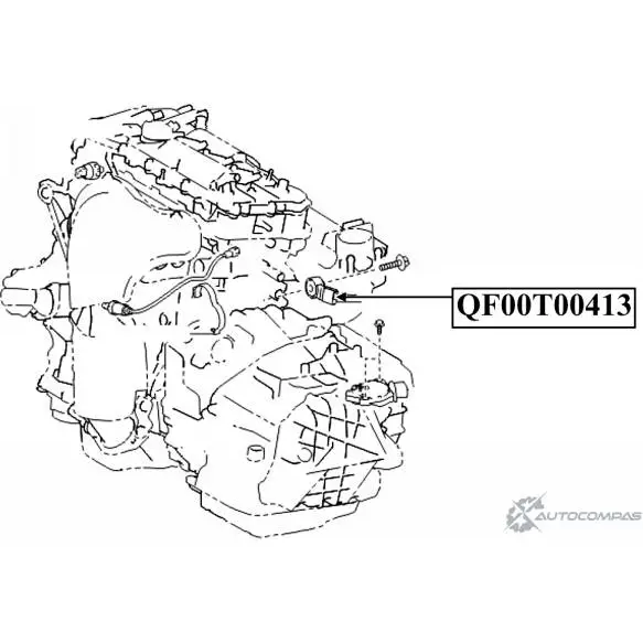 Датчик детонации QUATTRO FRENI 1233223558 N RKGA QF00T00413 изображение 1