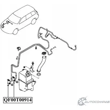 Моторчик омывателя QUATTRO FRENI QF00T00914 1233225886 A RSIK