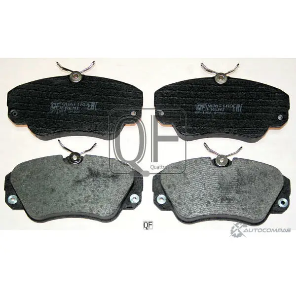 Колодки тормозные спереди без датчика opel QUATTRO FRENI 0GX PGK QF55300 1233290882