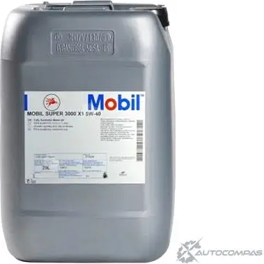 Моторное масло синтетическое Mobil Super 3000 X1 5W-40 20л MOBIL 150011 201510301 041 1436733084 2LS5RO изображение 0